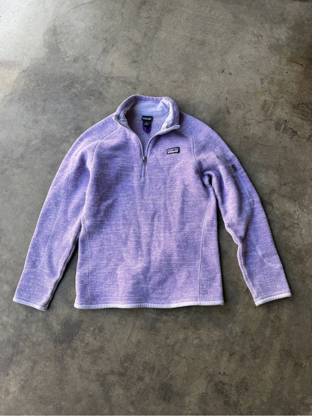 Patagonia Better Sweater 1/4 Zip Fleece Pullover Girls Large